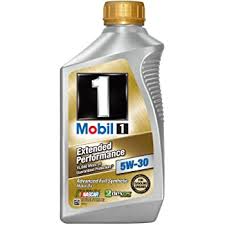 Mobil 1 Extended Performance 5W-30 Motor Oil Quart Bottle